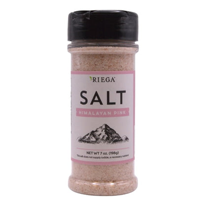 Riega Himalayan Pink Salt Shaker, 7 oz - Allergen-Free, No Allergens Contained